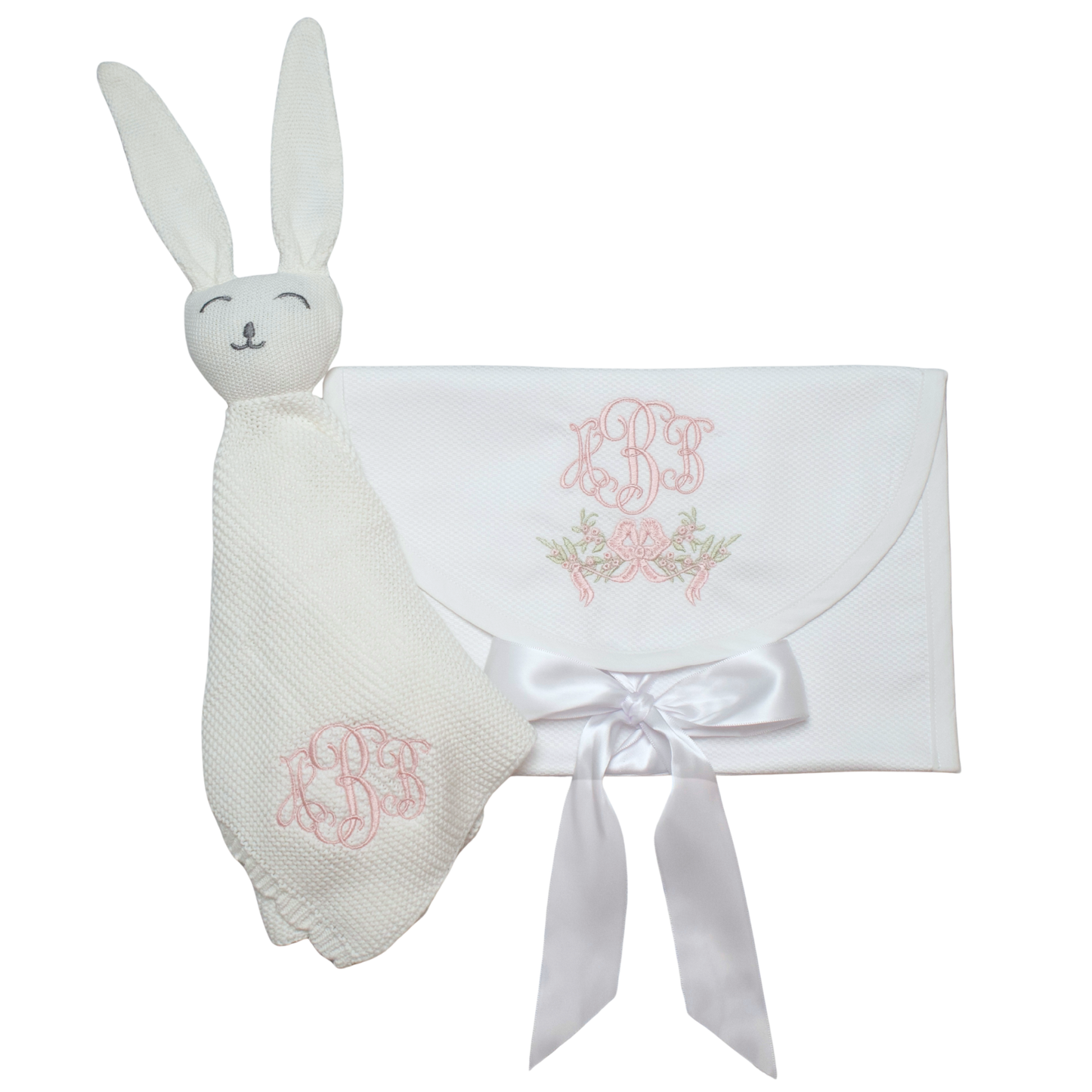 KEEPSAKE BAG AND BUNNY LOVEY BUNDLE