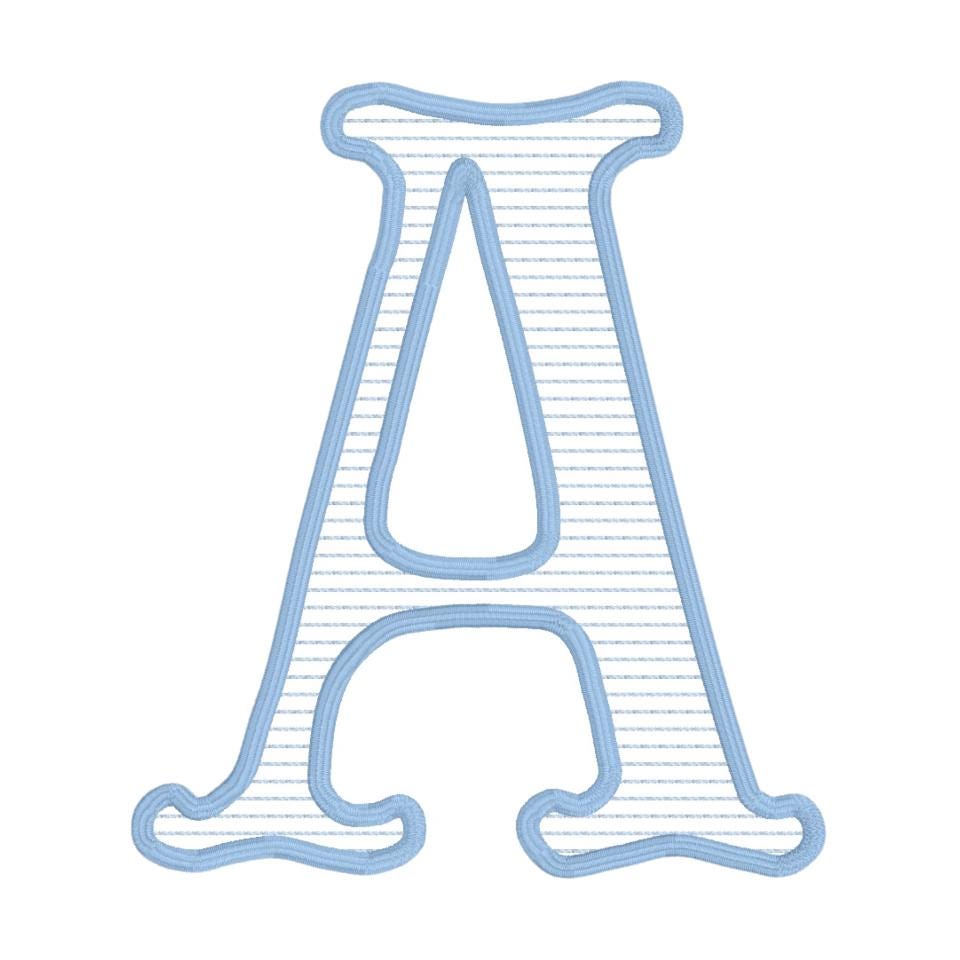 Clara Line Filled Fishtail Font