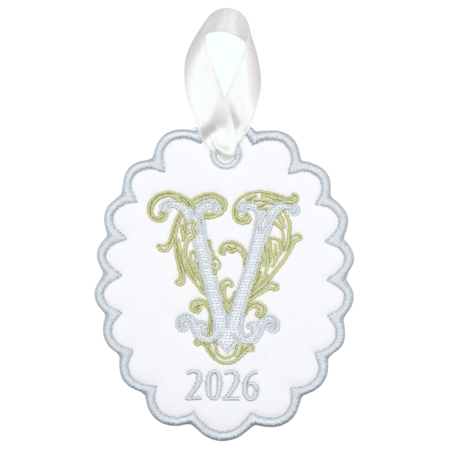 VINE INITIAL ORNAMENT