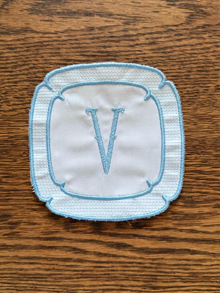 Appliqué Rounded Edge Square Cocktail Napkin