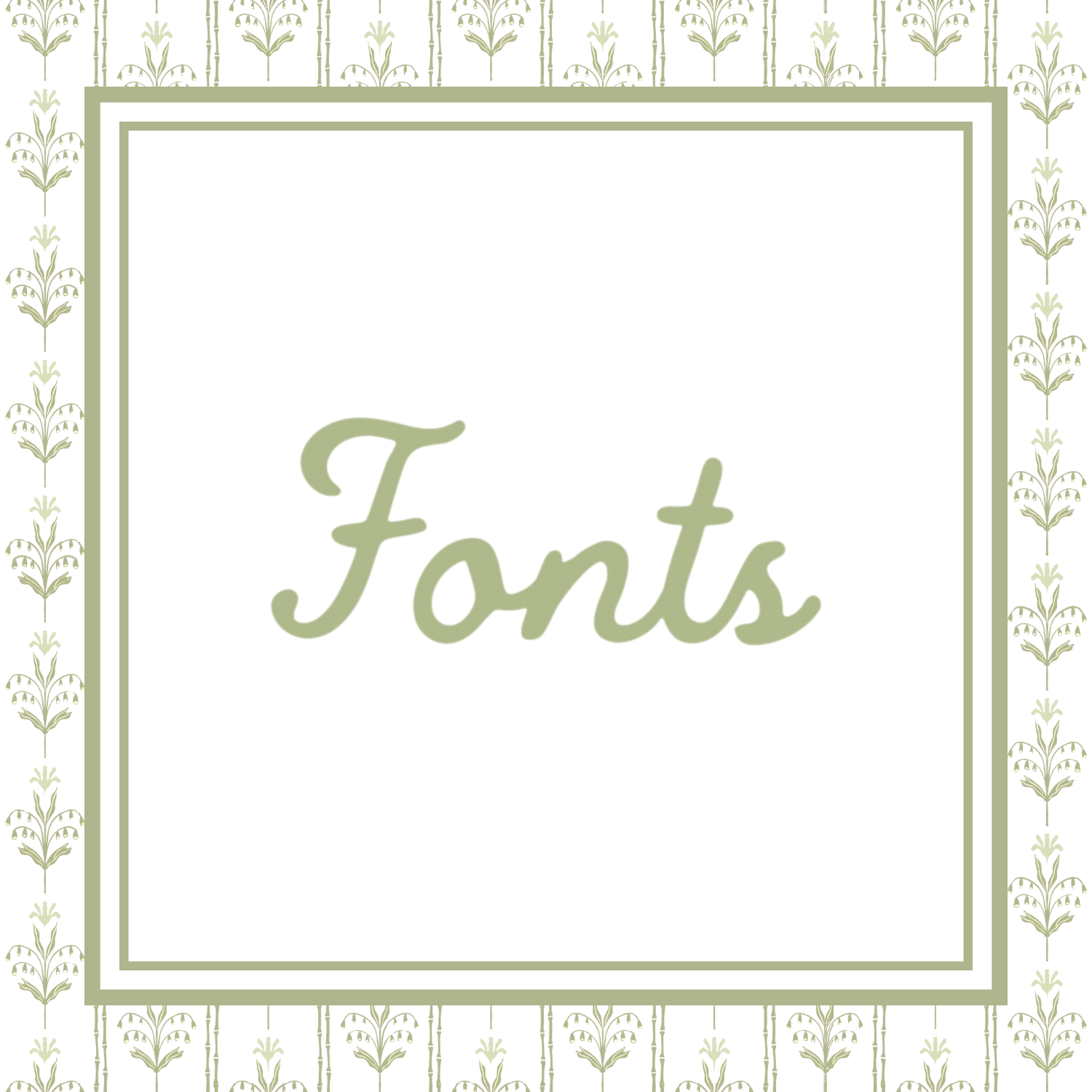 Fonts
