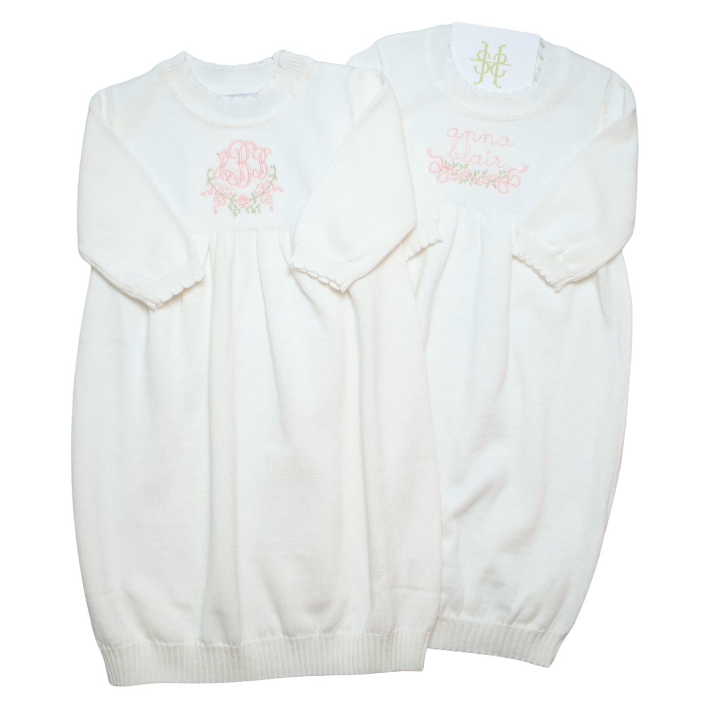 HEIRLOOM SCALLOPED KNIT GOWN BUNDLE