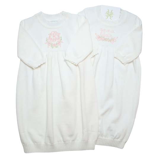 HEIRLOOM SCALLOPED KNIT GOWN BUNDLE