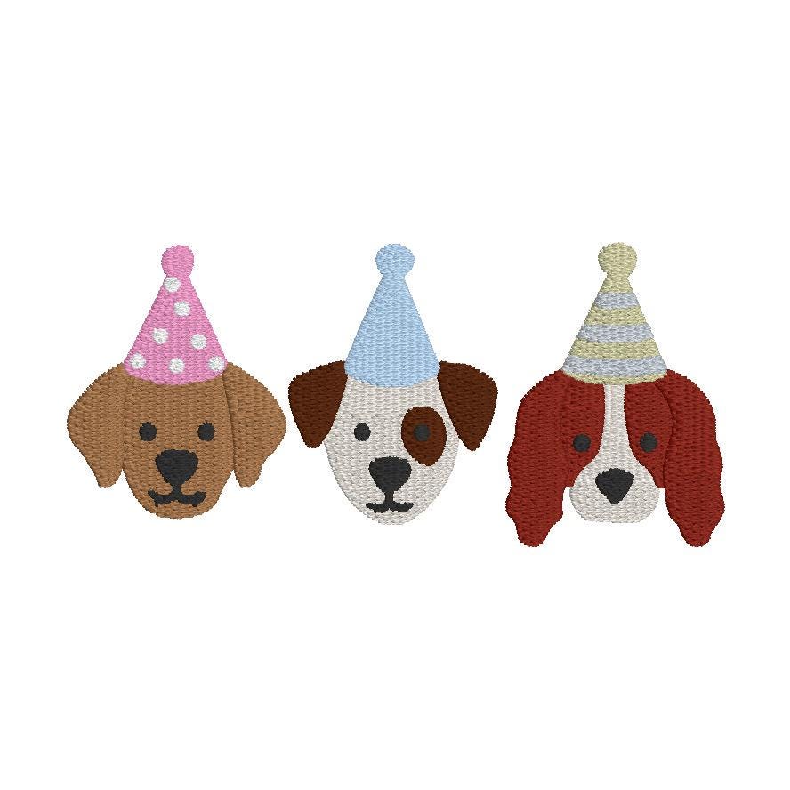 Dogs in Party Hats