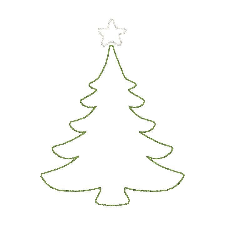 Bean Stitch Christmas Tree