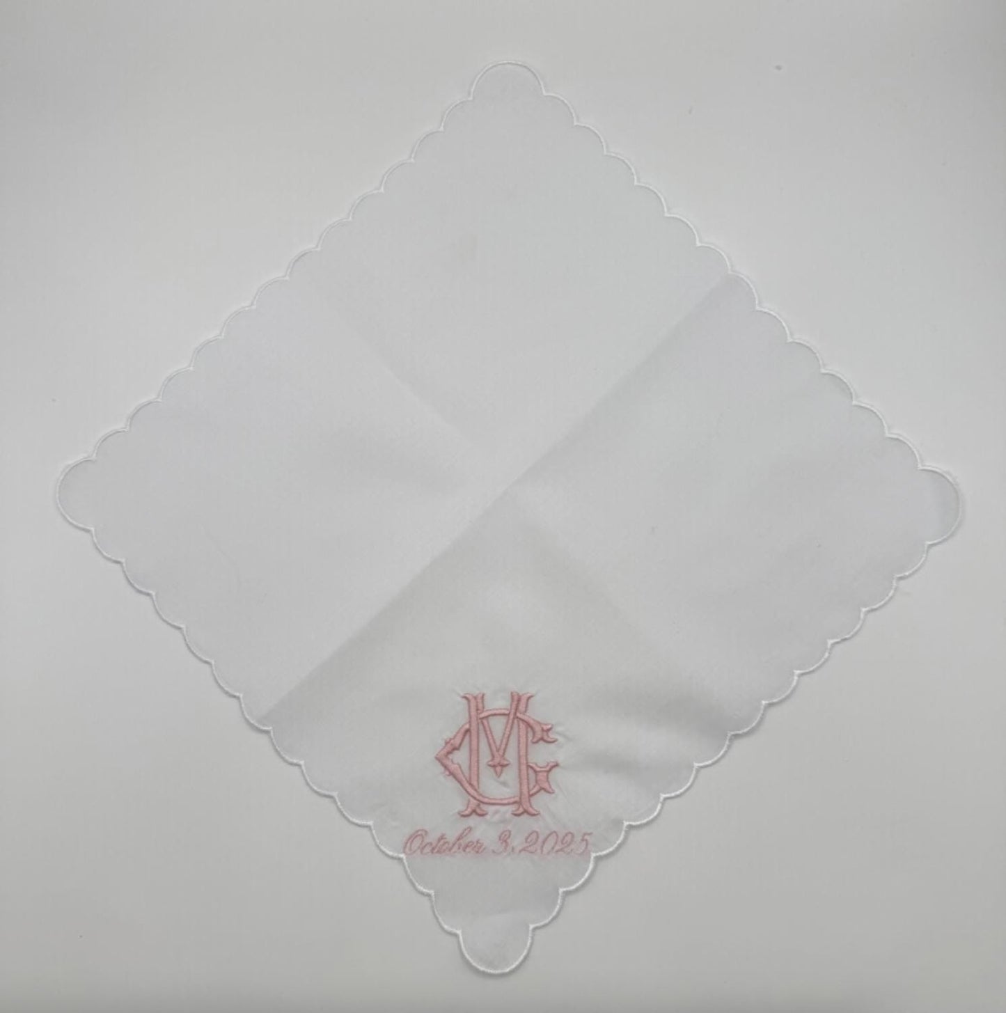 Bride and Groom Matching Handerchiefs