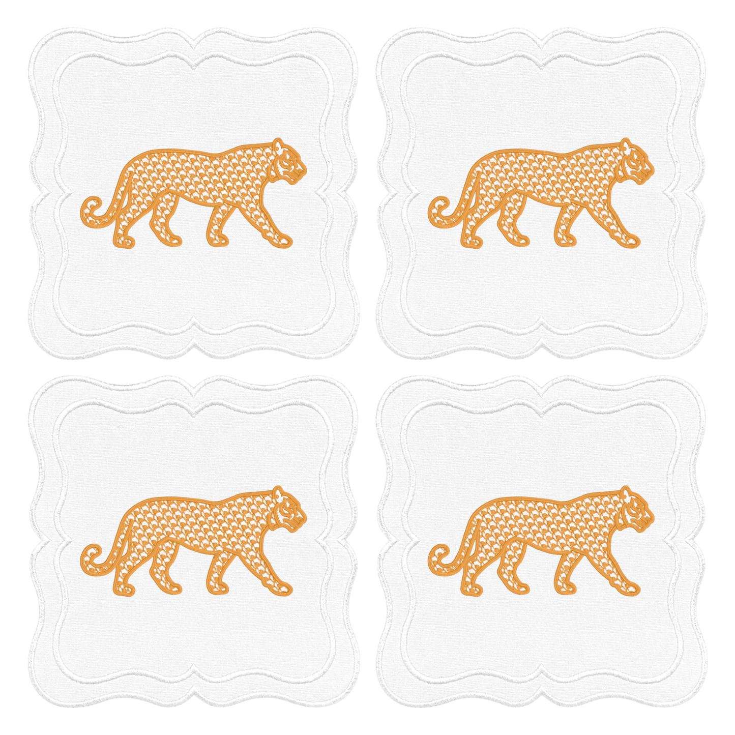 TIGER GAME DAY COCKTAIL NAPKINS Saul Stitch House