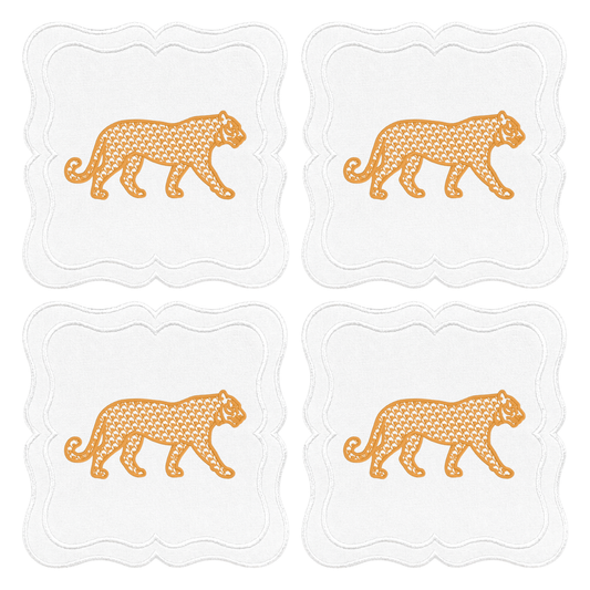 TIGER GAME DAY COCKTAIL NAPKINS Saul Stitch House