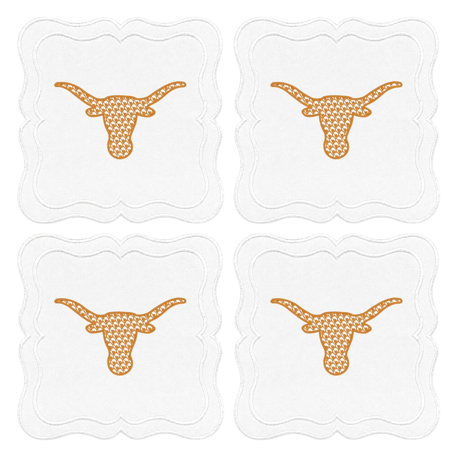 LONGHORN GAME DAY COCKTAIL NAPKINS Saul Stitch House