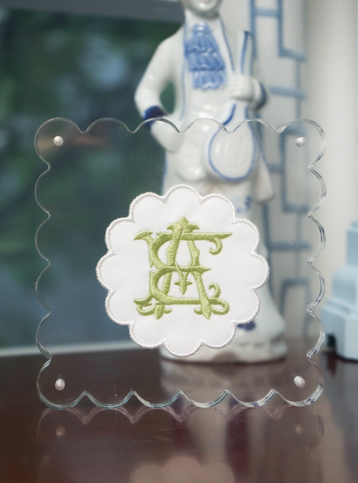 CUSTOM WEDDING MONOGRAM ACRYLIC FRAME