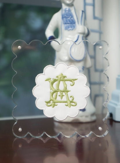CUSTOM WEDDING MONOGRAM ACRYLIC FRAME