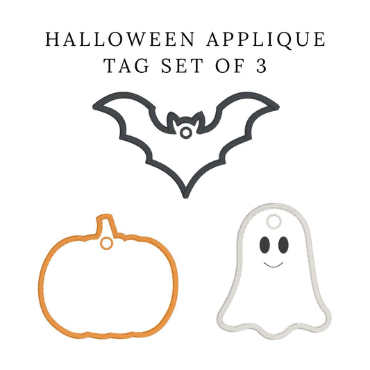 Halloween Appliqué Tags