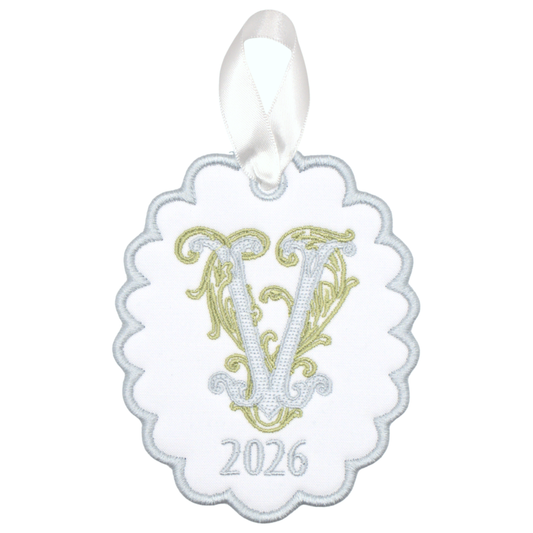 VINE INITIAL ORNAMENT