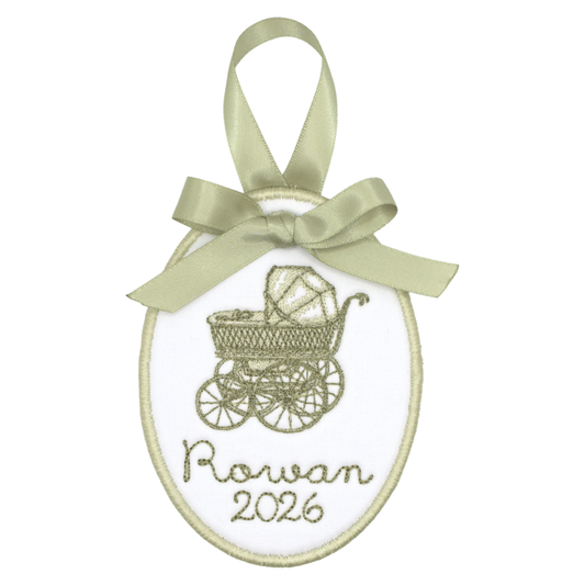 BABY CARRIAGE ORNAMENT