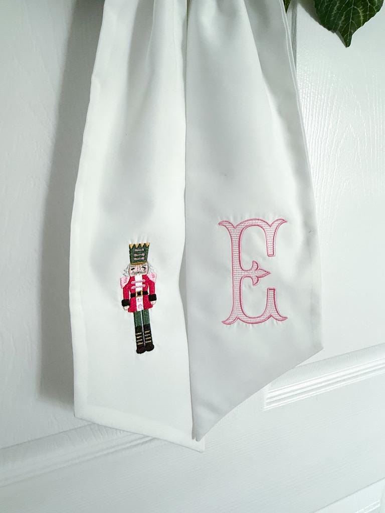 Nutcracker Wreath Sash