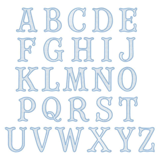Clara Line Filled Fishtail Font