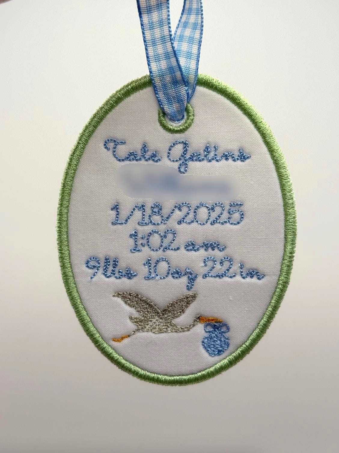 Birth Stats Ornament