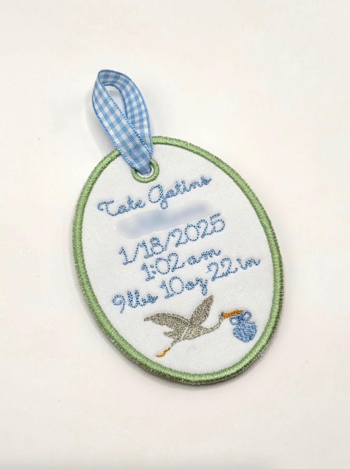 Birth Stats Ornament