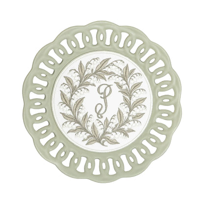 LILY OF THE VALLEY PLATED MEDALLION TRIO Saul Stitch House