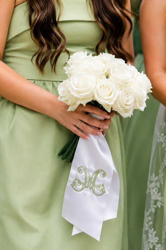 VINE BRIDESMAIDS BOUQUET SASH