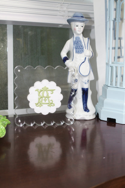 CUSTOM WEDDING MONOGRAM ACRYLIC FRAME