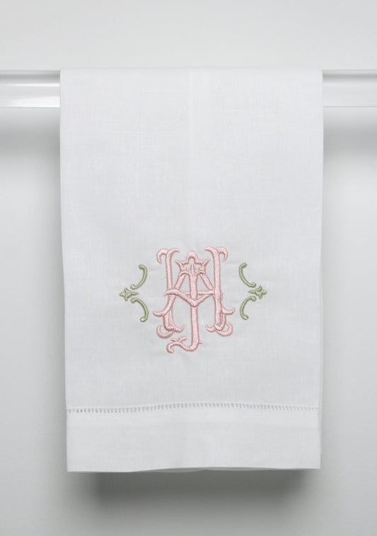 CUSTOM WEDDING MONOGRAM BUTLER TEA TOWELS