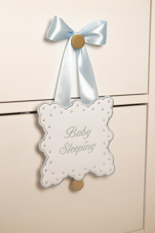SLEEPING BABY DOOR SIGN