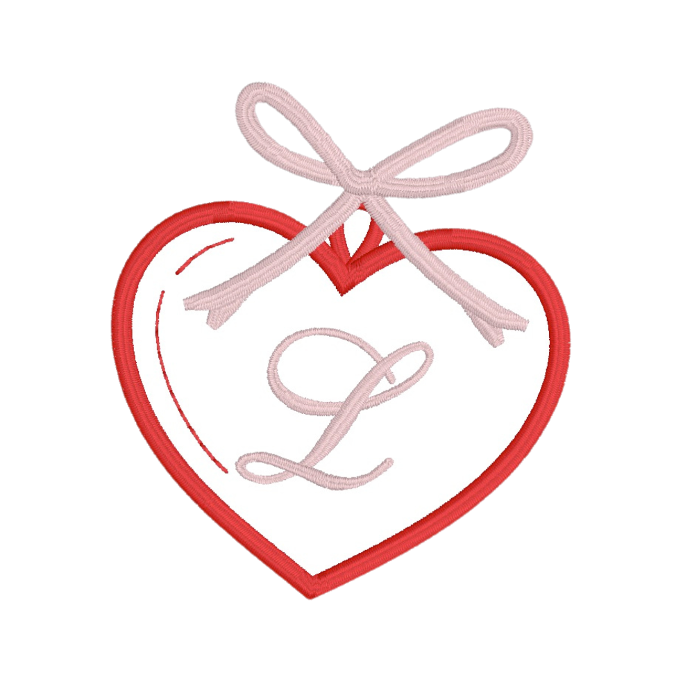 Valentine's Day Heart Ornament with Bow