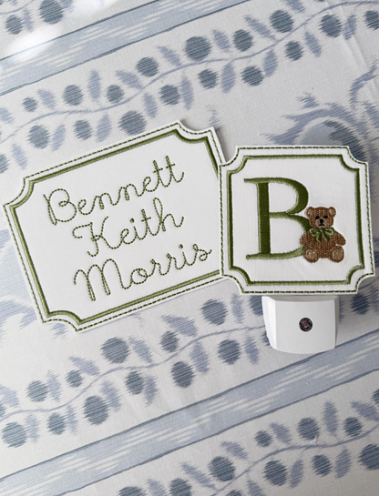 CUSTOM NAME PLAQUE