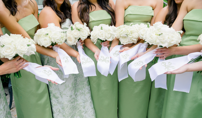 VINE BRIDESMAIDS BOUQUET SASH