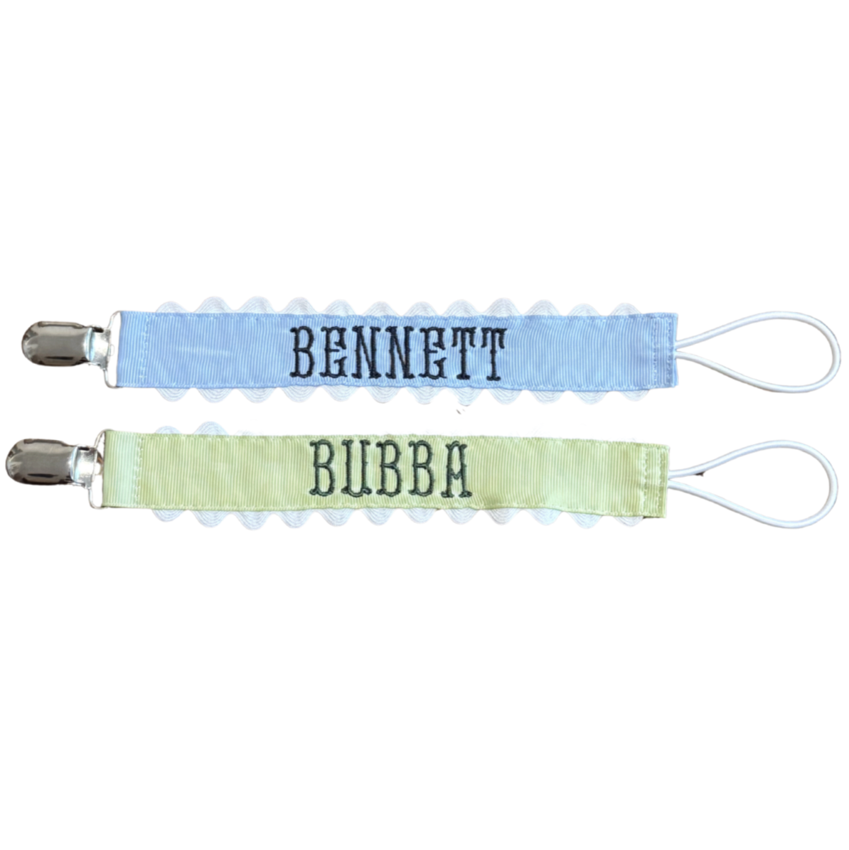 TONAL FISHTAIL PACI CLIP