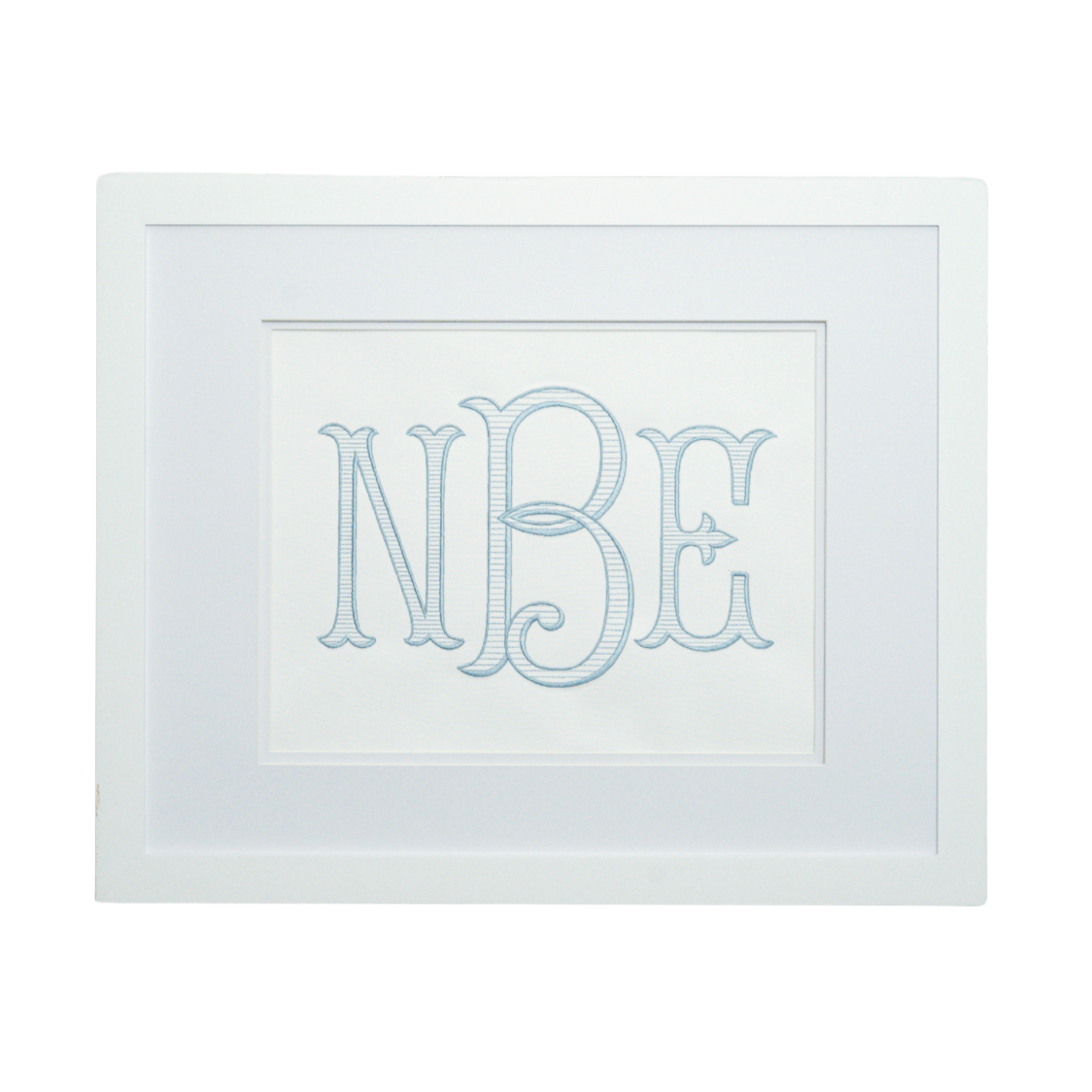 HEIRLOOM MONOGRAM EMBROIDERED ART
