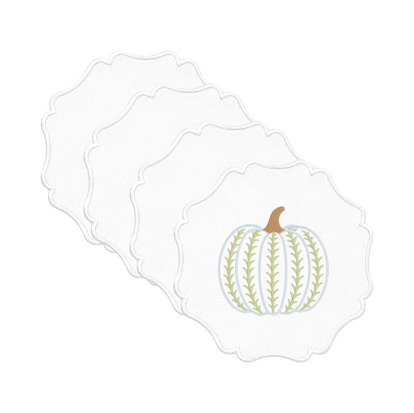 PUMPKIN COCKTAIL NAPKINS Saul Stitch House