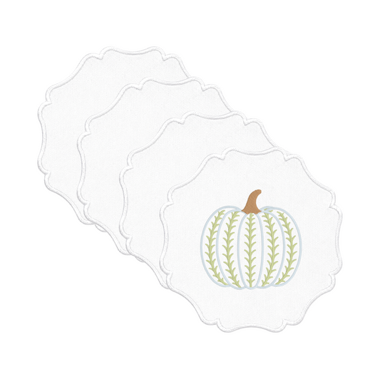 PUMPKIN COCKTAIL NAPKINS Saul Stitch House