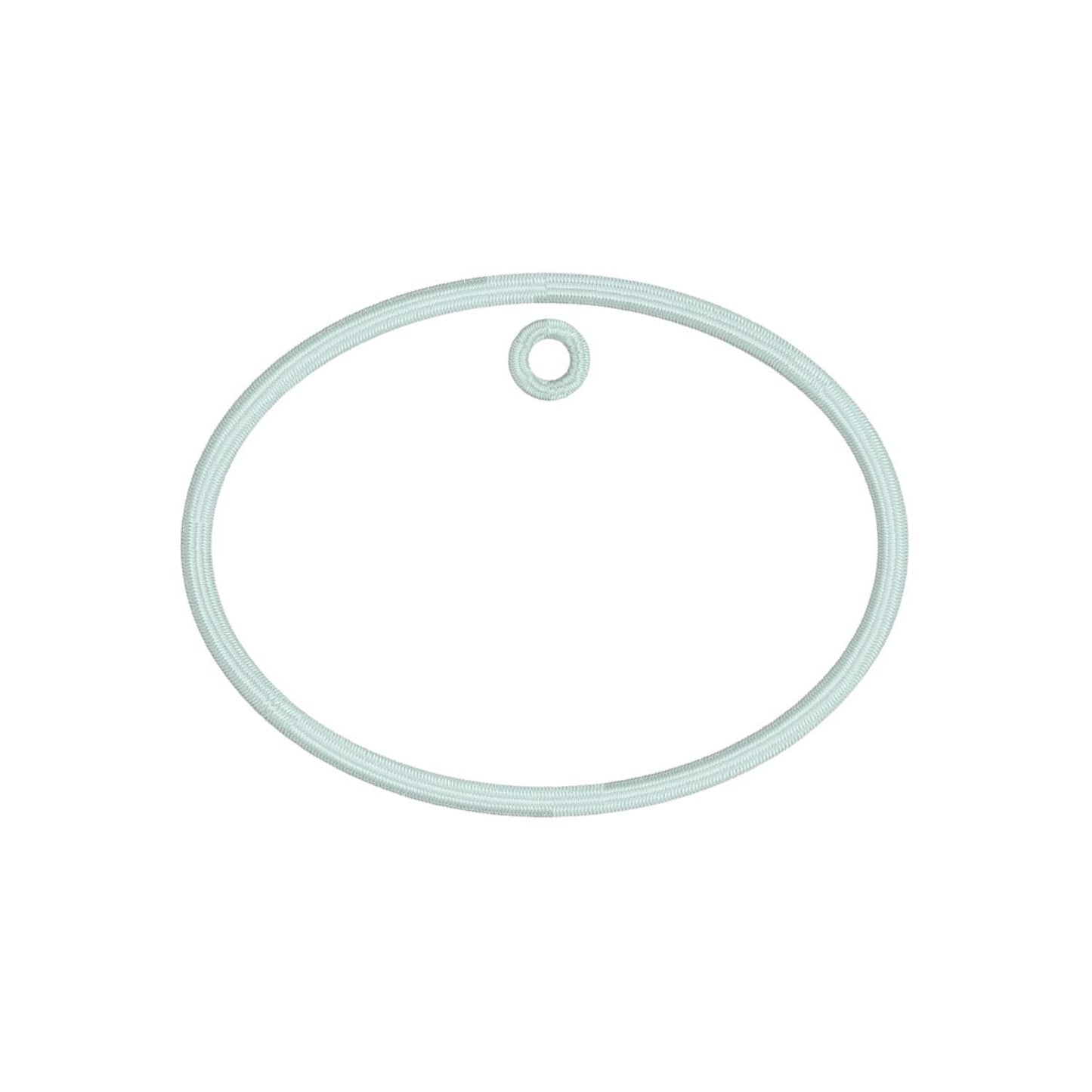 Horizontal Oval ITH Appliqué Ornament Set