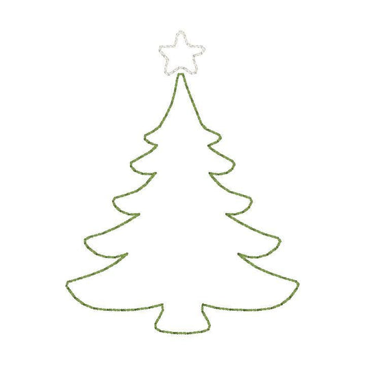 Bean Stitch Christmas Tree