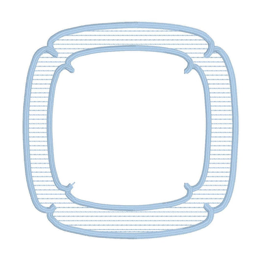 Appliqué Rounded Edge Square Cocktail Napkin