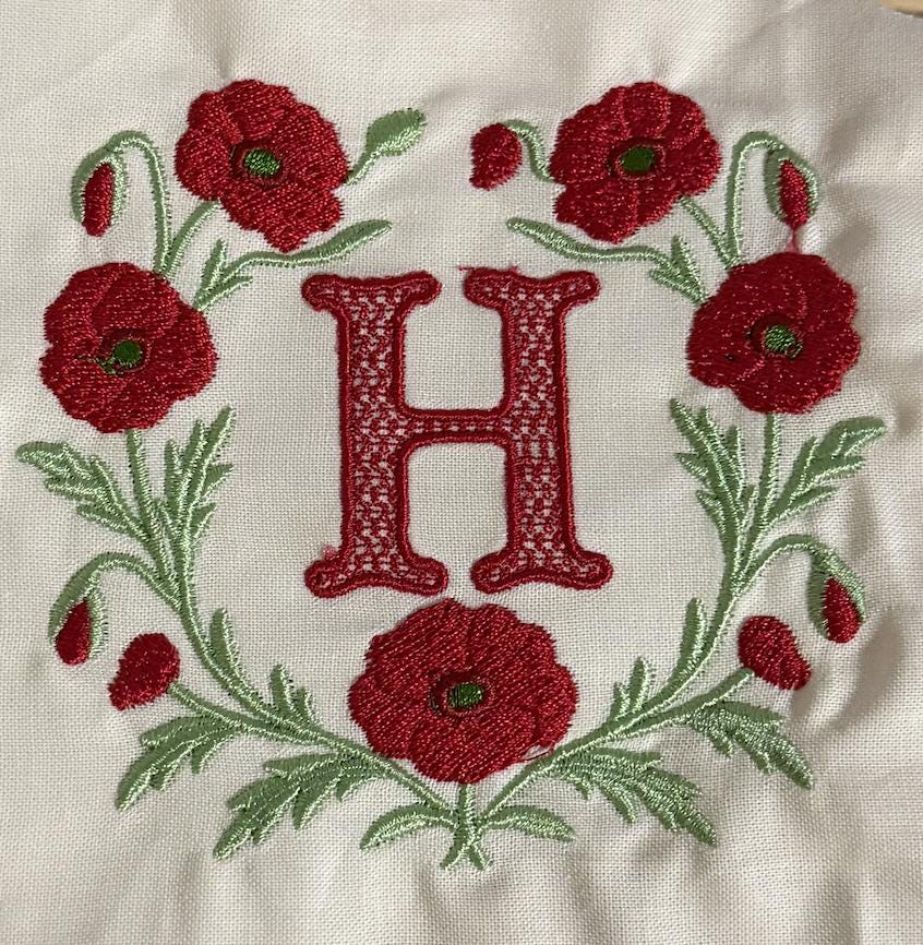 Poppy Floral Crest