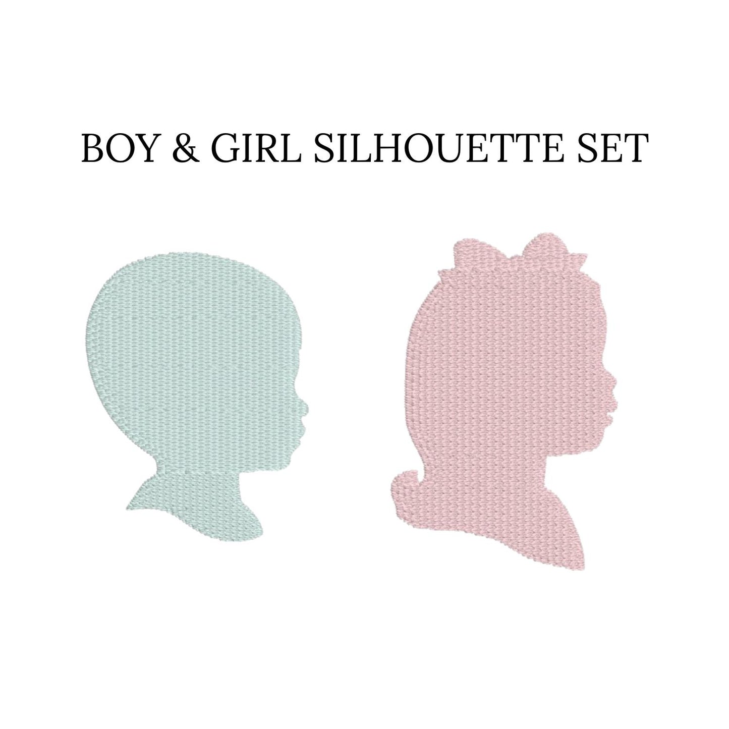 Boy and Girl Silhouettes