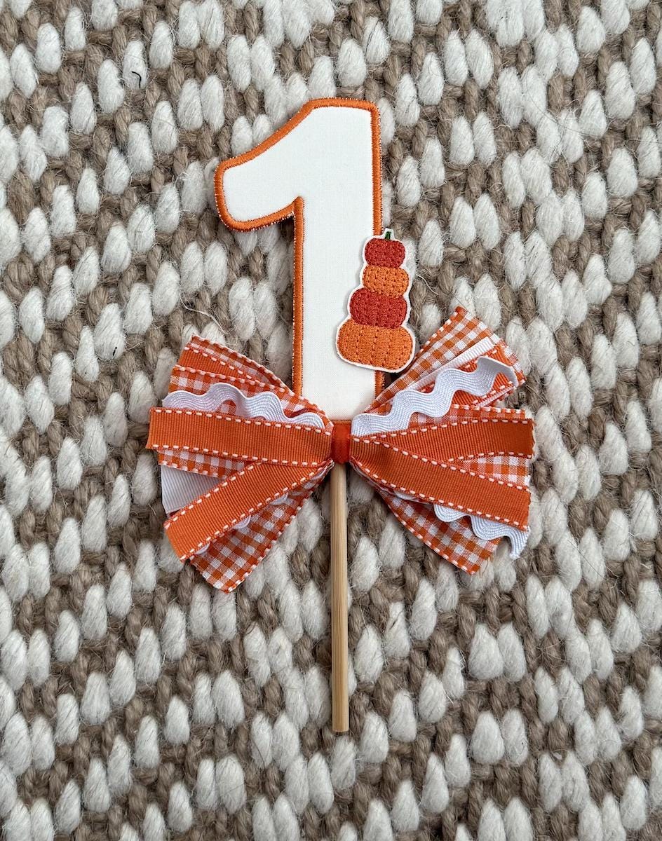 Themed First Birthday Highchair Banner and Cake Topper