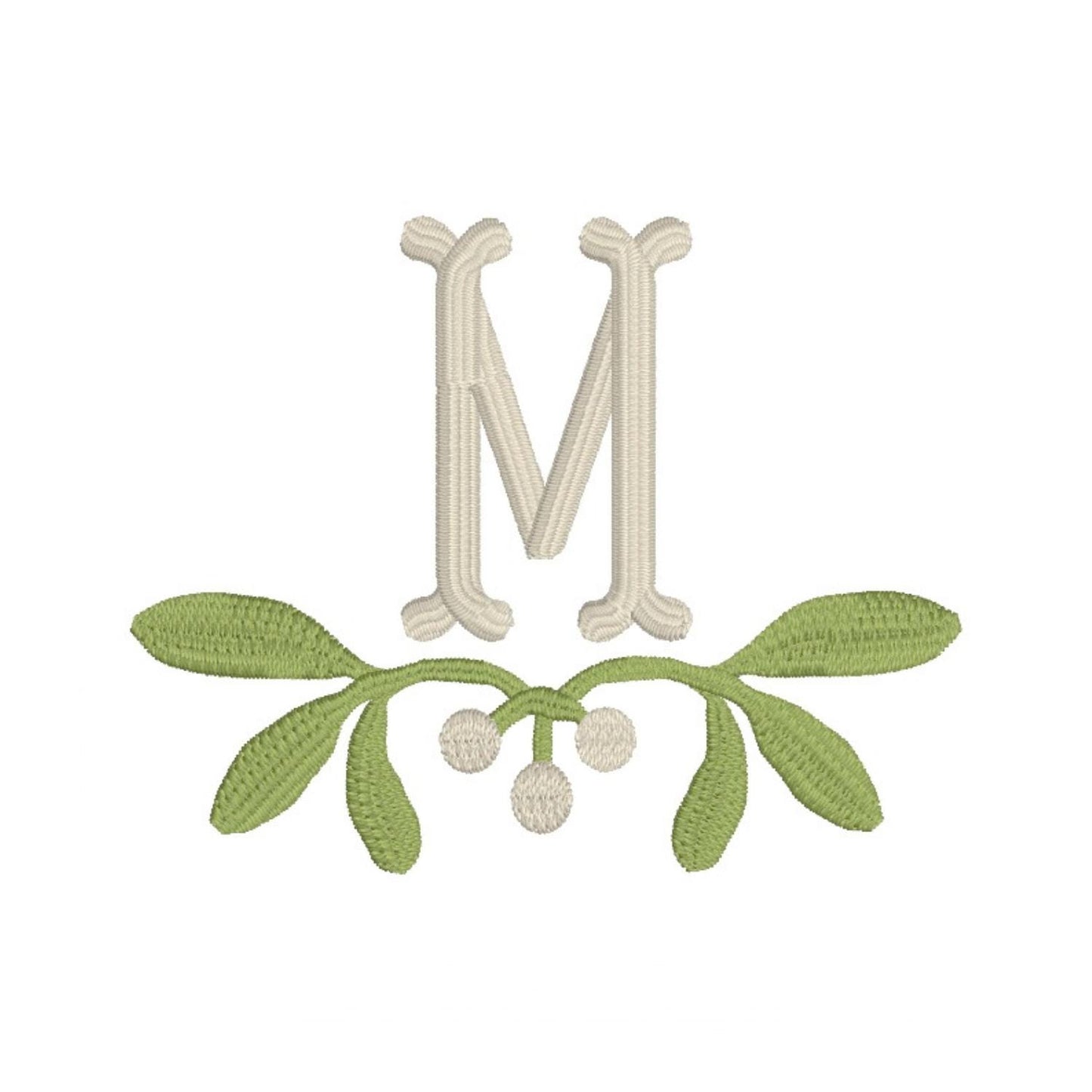 Holiday Berry Monogram Ornament