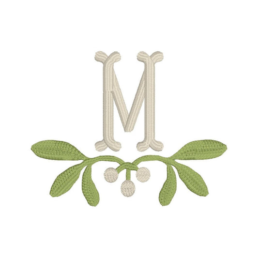 Holiday Berry Monogram Ornament