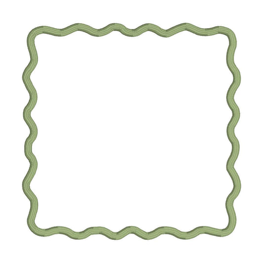 Appliqué Scallop Cocktail Napkin