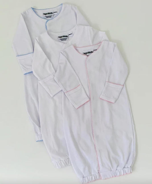 LAYETTE PICOT TRIM GOWN